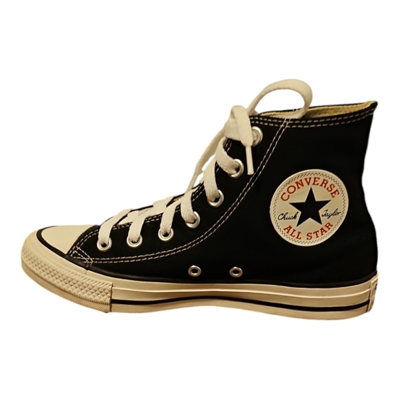 Converse Men's Chuck Taylor All Star Classic Hi Sneaker Black S4.5 - Picture 3 of 9